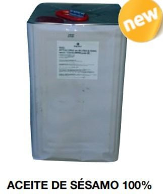 Aceite de 100% sésamo (18L.)