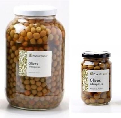 Aceituna Arbequina 220 gr Y 2,5 kg