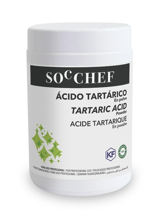 Ácido Tartárico SOC CHEF (Cubo 800 gr)