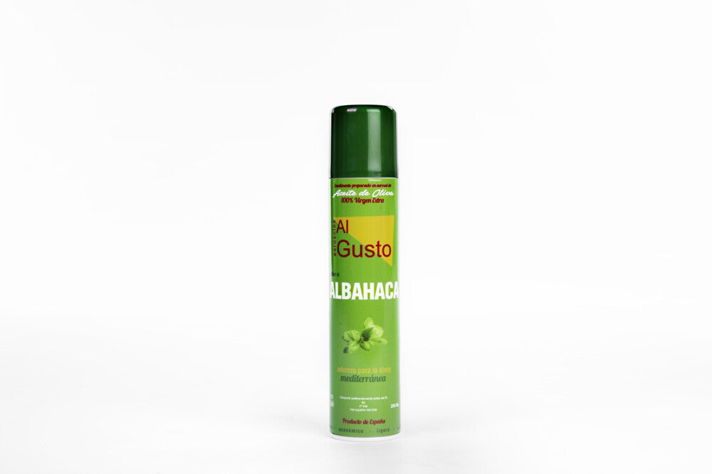 Aerosol de Aceite de Oliva sabor Albahaca