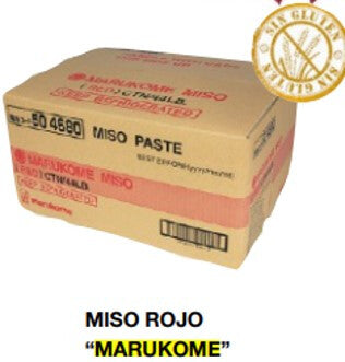 Aka Miso Pasta Soja Roja - 20 Kg. MARUKOME