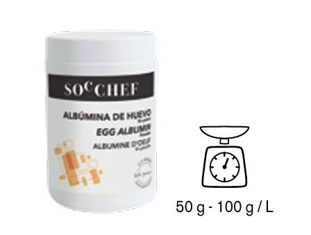 Albumina en Polvo SOC CHEF (Cubo 300 gr)