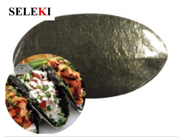 Alga Nori Tacos Elipse 100 hojas