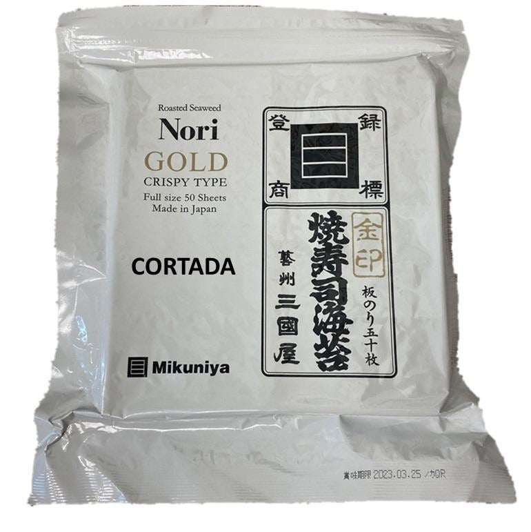 Alga Nori Tostada cortada Mikuniya 100 hojas