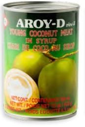 Almíbar Coco Tierno Aroy-D 565Gr caja de 24 unidades