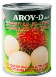 Almibar Rambutan Aroy-D 565Gr caja de 24 unidades