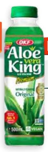 Bebida de Aloe Vera King Premium (500ml.) - Caja 20 uds.