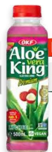 Zumo de Lichi con Aloe Vera King Premium (500ml) - Caja 20 uds.