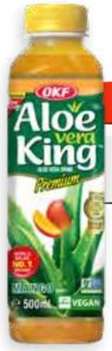 Zumo de Mango con Aloe Vera King Premium (500ml.) - Caja 20 uds.