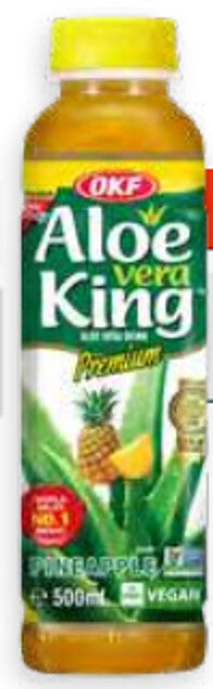 Zumo de Piña con Aloe Vera King Premium (500ml.) - Caja 20 uds.
