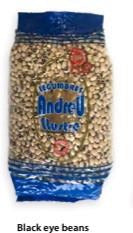 Alubia "Black Eye Beans" (900G) - Caja 20 bolsas