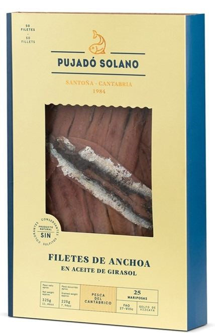 Anchoa del cantábrico Girasol Tarrina 25 mariposas