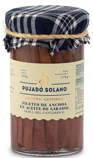 Anchoa del cantábrico Girasol vaso cristal 235gr