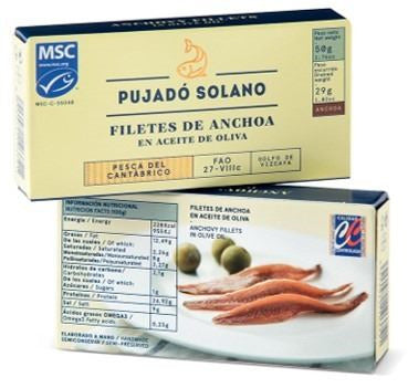 Anchoa del cantábrico Oliva Lata ocatavillo 50gr