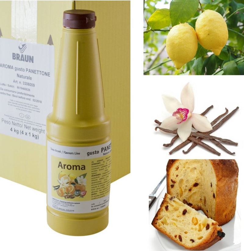 Aromas Especiales Braun - Vainilla, Limón y Panettone