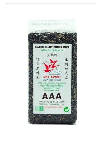 Arroz Negro Glutinoso SKY SWAN (1kg)