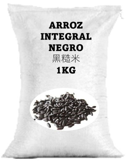 Arroz Negro Integral saco 1kg x 10 unidades