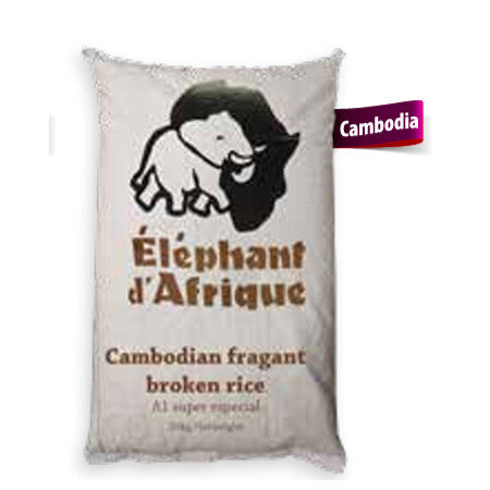 Arroz Perfumado Camboya Elephant (20kg.) - Caja 1 ud.