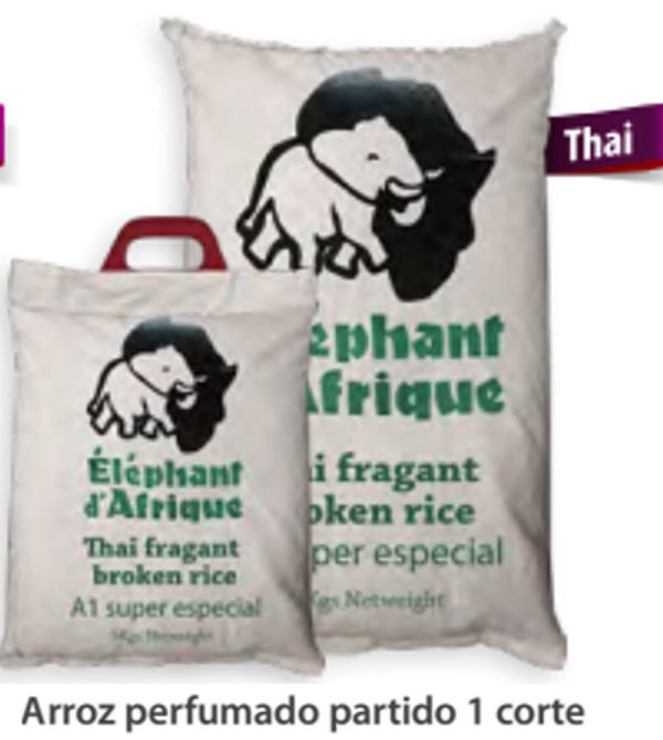 Arroz Perfumado Elephant partido 1 Corte 5Kg 20kg