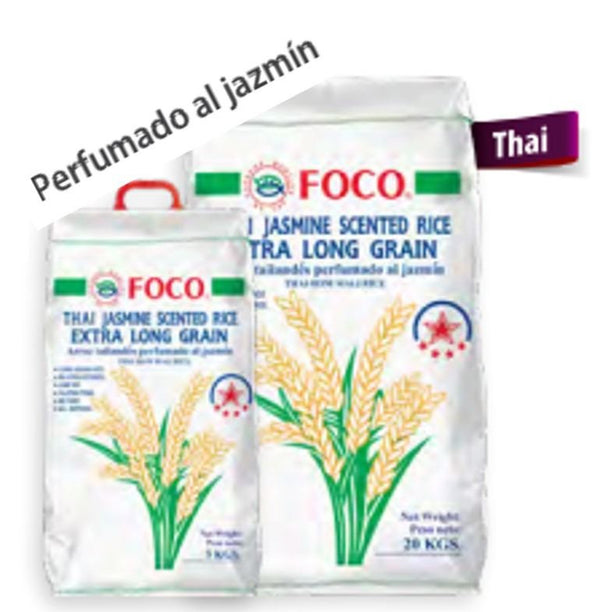 Arroz Perfumado Thai Foco Entero 20Kg 5kg