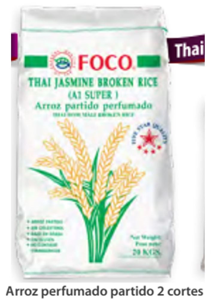 Arroz Perfumado Thai Foco partido 2Cortes 20Kg