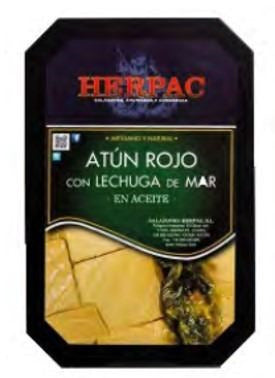 Atún rojo con lechuga de mar en aceite  1kg