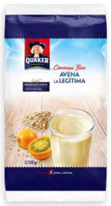 Avena Quaker Bolsa 500Gr