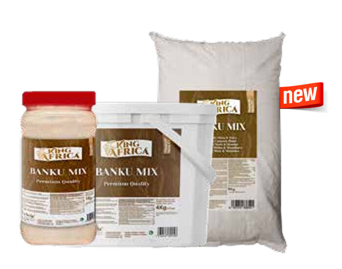 Banku Mix Maíz y Mandioca King África (4 kg) - Caja 5 uds.