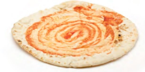 Base de Pizza artesana con tomate de 33cm 230gr