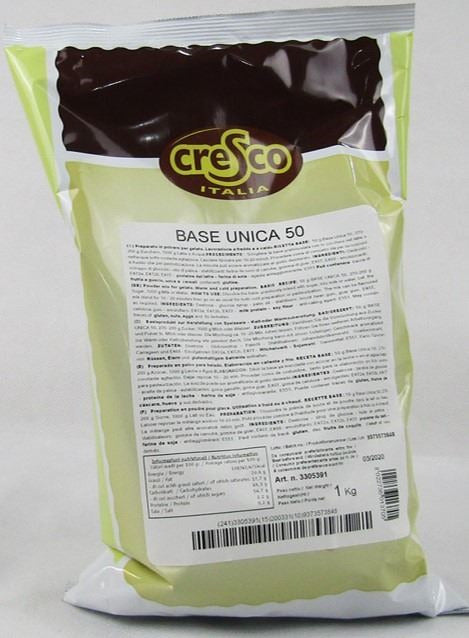 Base Única 50 para la Elaboración de Helados (1kg)