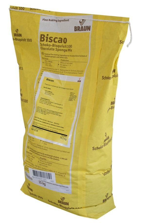 Mix en polvo Bizcocho Chocolate Biscao Schoko-Bisquisit 100 (15kg)