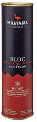 Bloc de Foie Gras con Trozos (1kg.) - Tubo circular