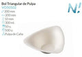Bol Triangular De Pulpa 200X200X50 Mm 300 Ml Pack 50 Un.