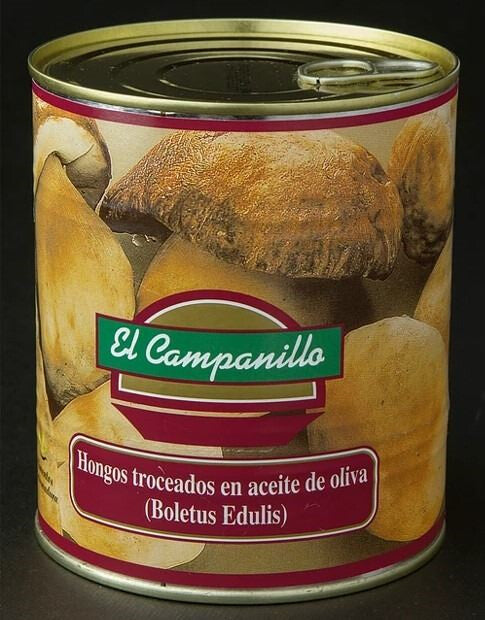 Boletus Edulis  en Aceite de Oliva - Formatos  150gr., 230gr. y 460gr.