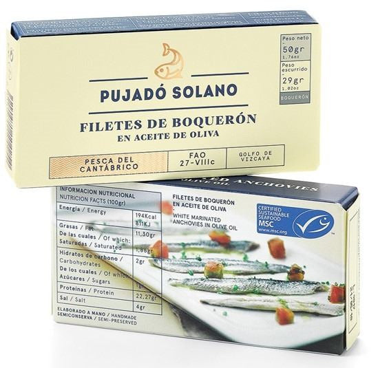 Boquerón del Cantábrico Oliva Lata  50gr