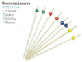 Brocheta Lunares 150 Mm Pack 200 Unidades