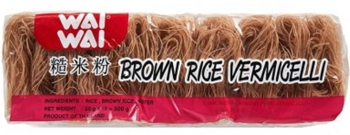 Brown Rice Vermicelli Wai Wai  (caja completa)