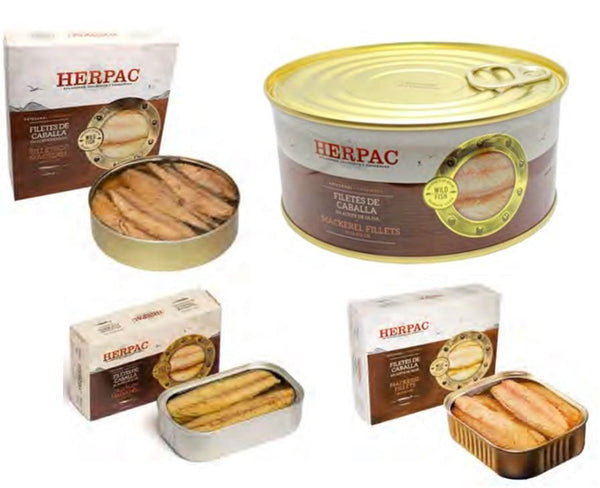 Caballa en aceite de oliva 125gr-250gr-550gr-1030gr