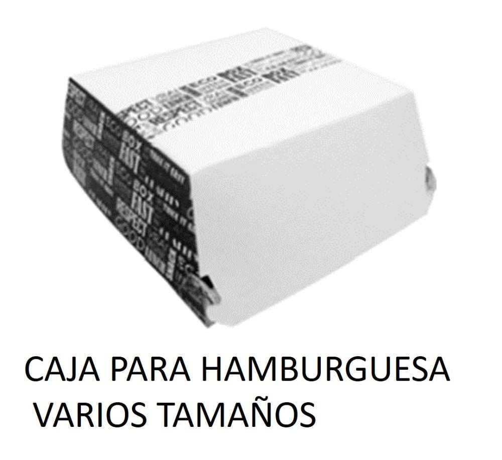 Caja de Carton para hamburguesas varios tamaños