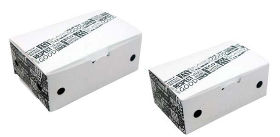 Caja de cartón para nuggets varios tamaños