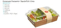 Caja Para Transporte+Tapa+ Cinta 205X155X105 Mm 1000 Ml Caja 300 Unidades