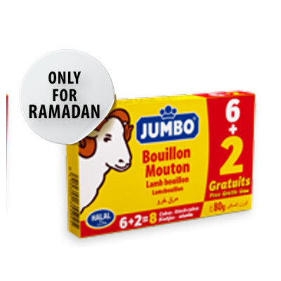 Caldo de Cordero en Pastillas Jumbo (6+2P) - Caja 24 uds. (Halal - Ramadan)