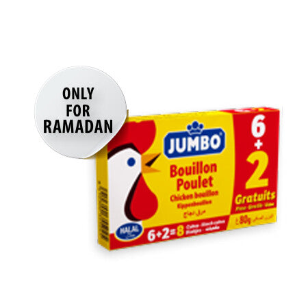 Caldo de Pollo en Pastillas Jumbo (6+2P) - Caja 24 uds. (Halal - Ramadan)