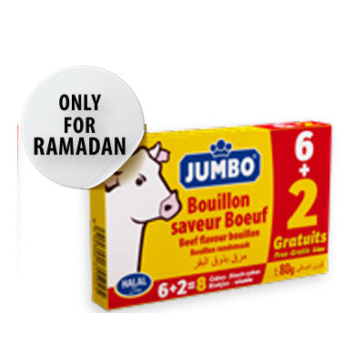 Caldo de Ternera en Pastillas Jumbo (6+2P) - Caja 24 uds. (Halal - Ramadan)