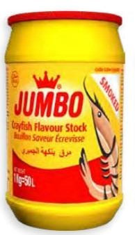 Caldo de Gamba Ahumada Jumbo (Bote 1kg.) - Caja 10 uds. (Halal)