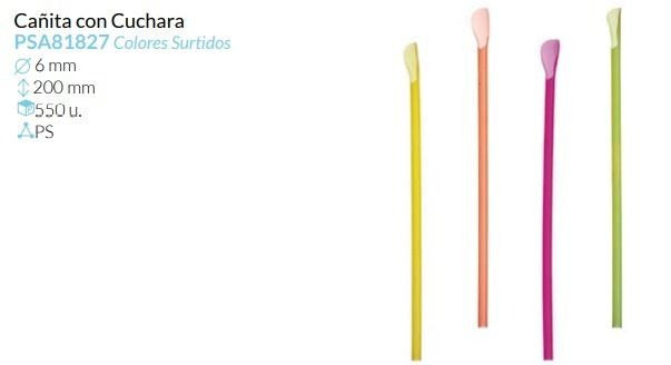 Caña Para Granizado Fluorescentes Ø 6 Alto 200 Mm Caja 550 Unid