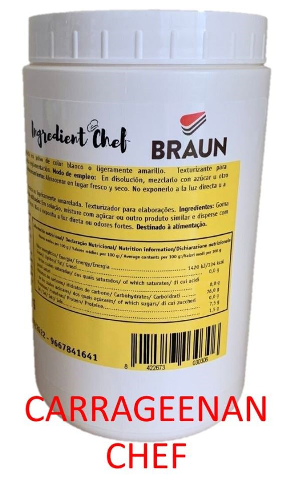 Carrageenan-Chef Tarro mezcla de estabilizantes 0,8 Kg