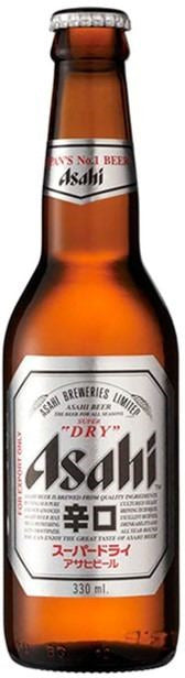 Cerveza Karakuchi super Dry Asahi (33cl) - Caja 24 uds.