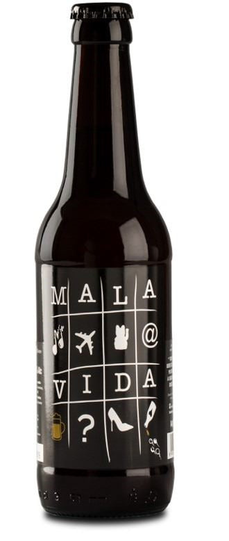 Cerveza Mala Vida 330ml 5,5% caja de 12un