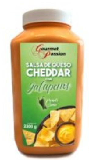 Salsa Cheddar con Jalapeños (2300gr)